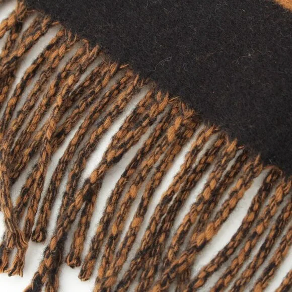 Hermes Cashmere Cles Do-h Scarf Brown Black